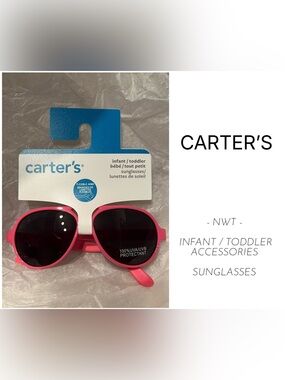 CARTER’S - NWT - INFANT / TODDLER GIRLS AVIATOR SUNGLASSES